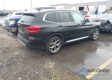 2021 BMW X3 xDrive30I z USA, uszkodzony, nr VIN 5UXTY5C08M9G24405